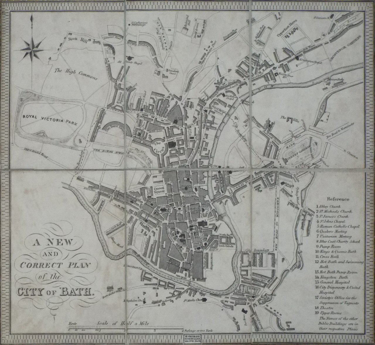 Map of Bath - Bath